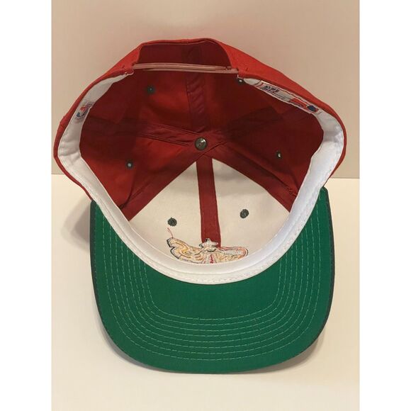 Vtg Sports Specialties Seattle Supersonics Sonics Snap Back Hat Red Green EUC - Picture 6 of 8